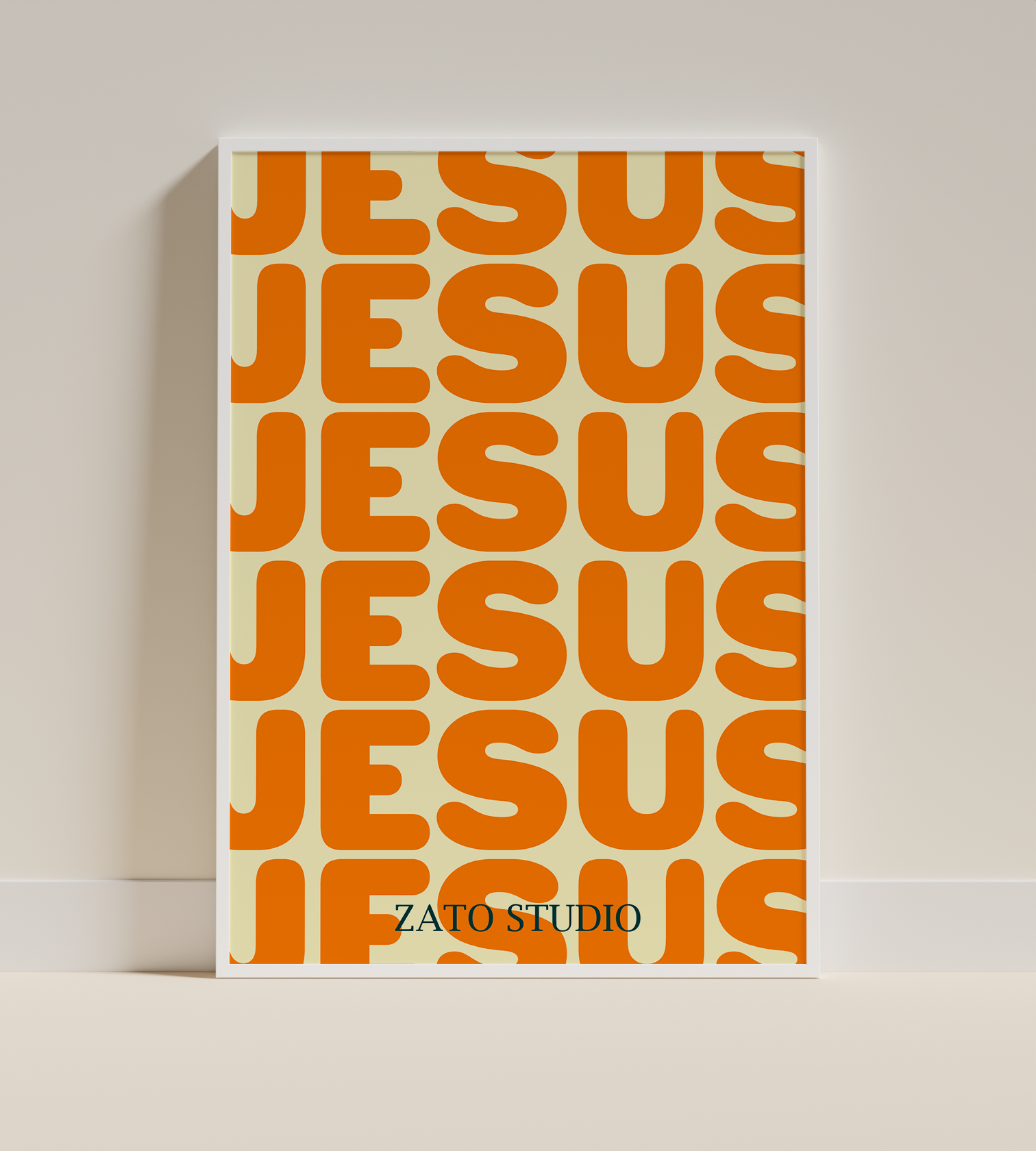 Affiche décoration chrétienne - Jesus