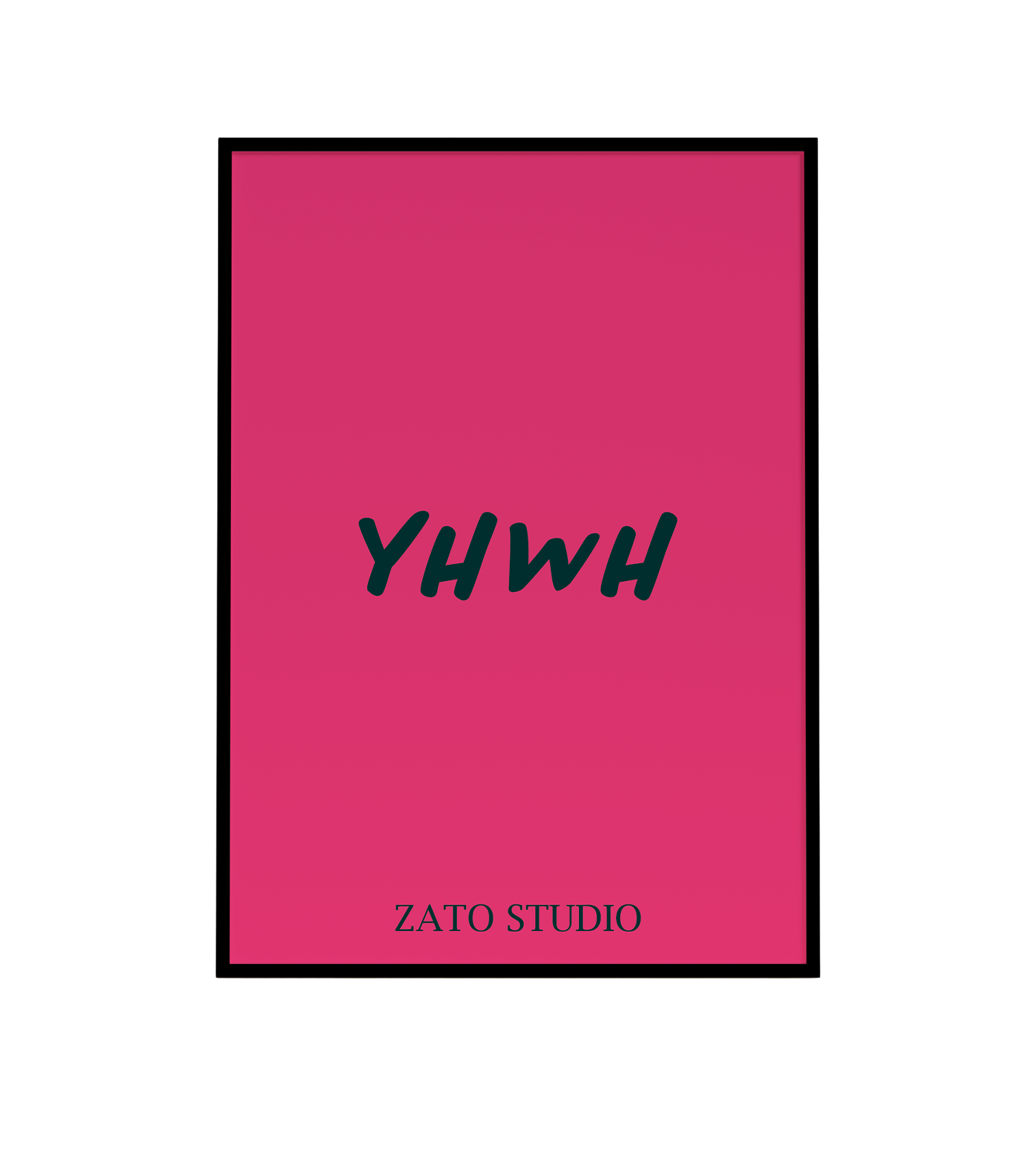 Affiche décoration chrétienne -  YHWH